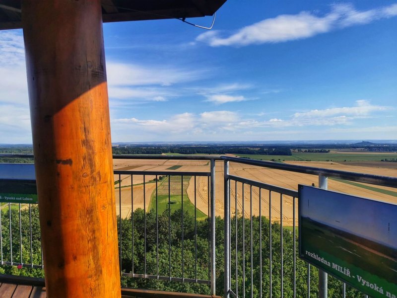 Rozhledna Milíř Vysoká nad Labem